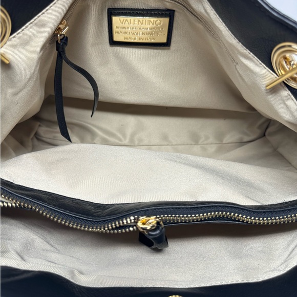 💯Authentic Valentino by Mario Valentino Luisa Genuine Leather Tote Bag - Picture 5 of 5